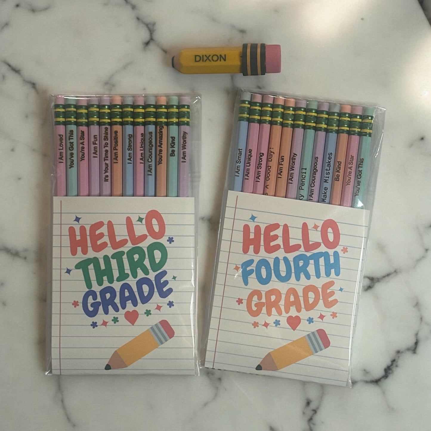 Positive Affirmation Pencils