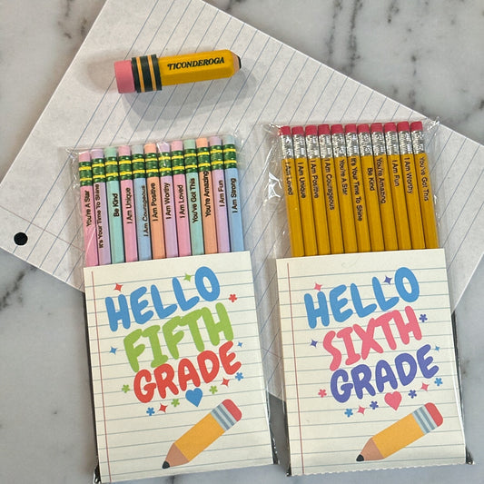 Positive Affirmation Pencils