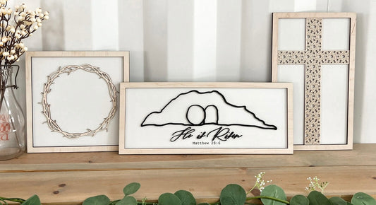 Easter Mantle Sign Set